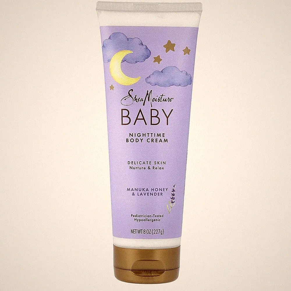 Baby, Nighttime Body Cream, Manuka Honey & Lavender, 8 oz (227 g)