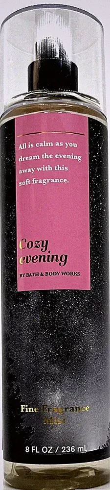 BATH & BODY WORKS COZY EVENING FRAGRANCE BODY MIST SPRAY WOMEN 8.0 Oz / 236 ml