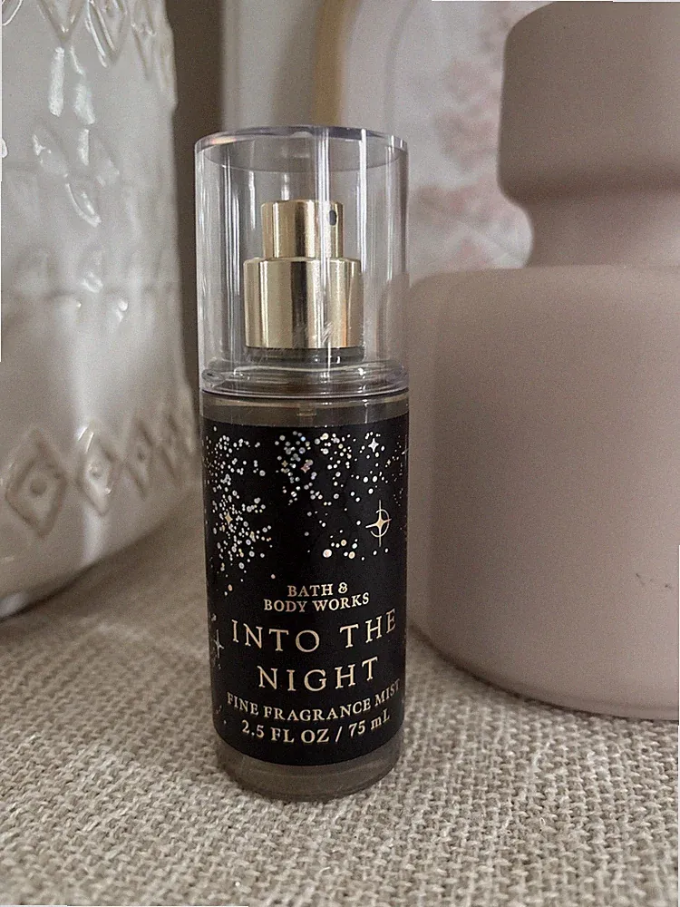 Bath & Body Works Into The Night Fine Fragrance Mist Body Spray Mini Amber Rose