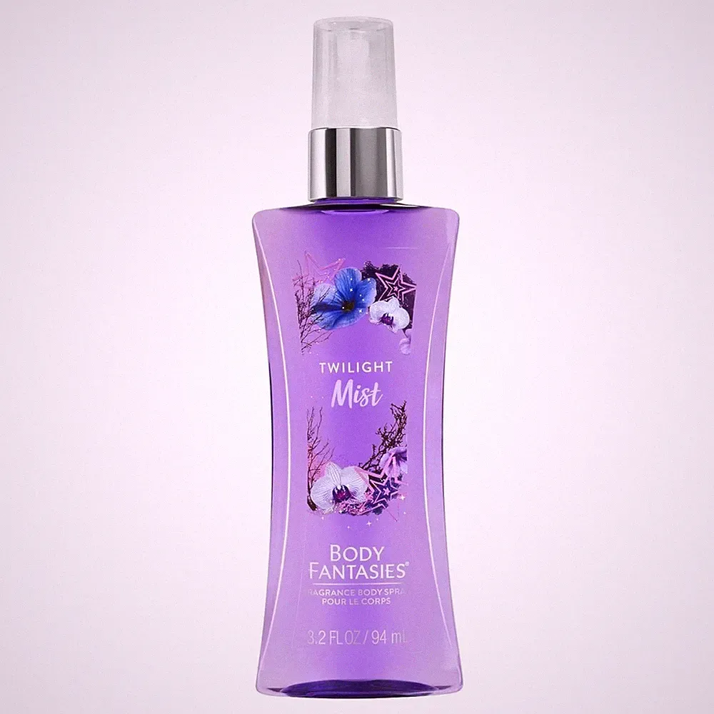 BODY FANTASIES 3.2 fl oz TWILIGHT MIST Body Spray Fragrance FLORAL Travel Size