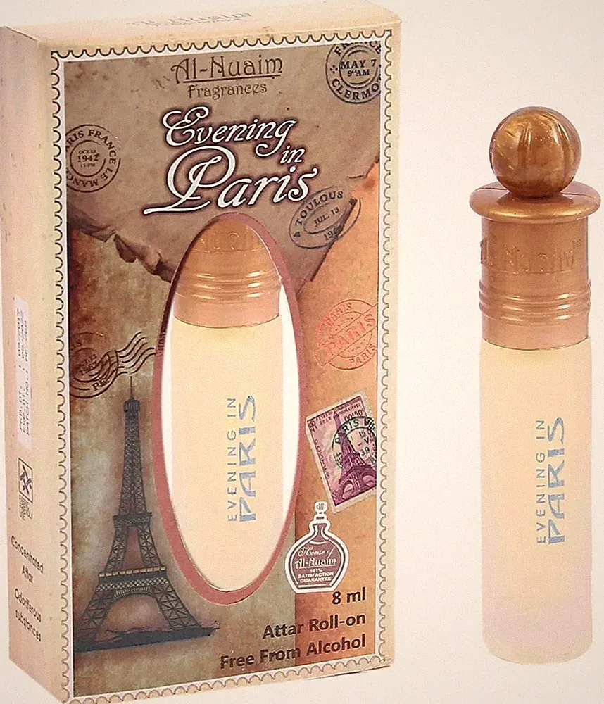Evening In Paris Al Nuaim 6ml Attar Perfume Oil Alcohol Free Natural Fragrance