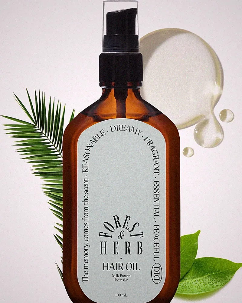 Milk Protein Intensive Perfume Hair Oil - Korean Anti Frizz Nourishing & Smoo...