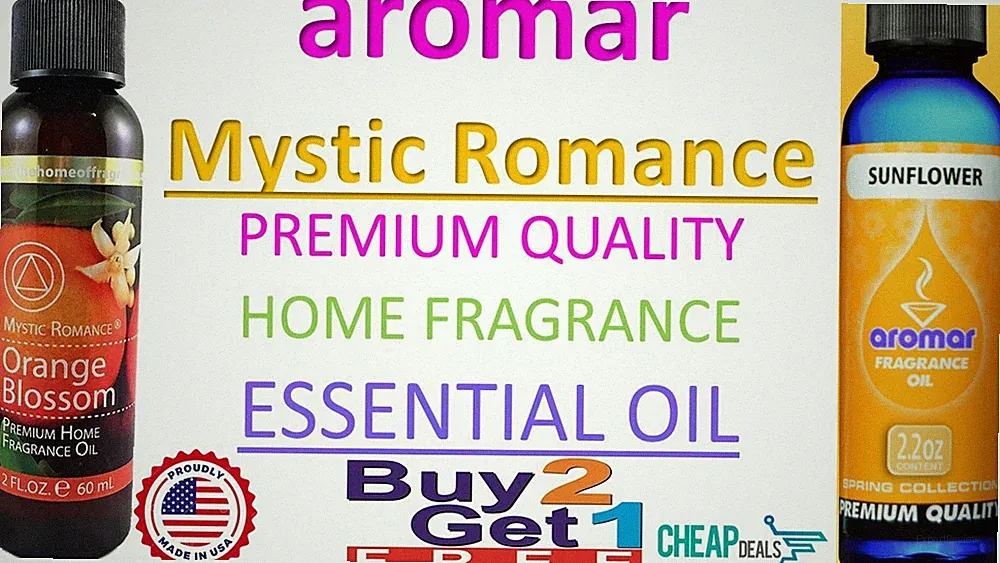 MYSTIC ROMANCE Essential Fragrance Oils 2 fl oz/65 mL Premium Aromatherapy