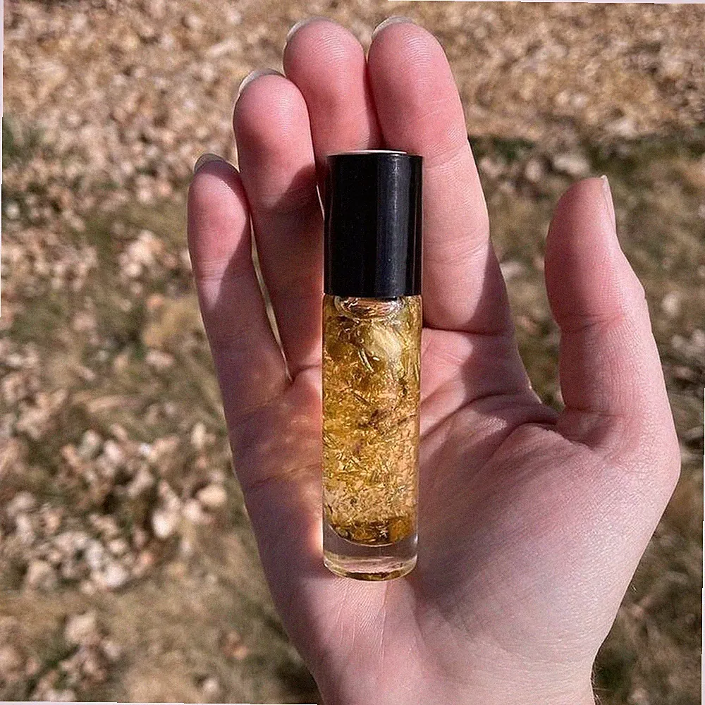 Night Time Essential Oil Roller Sleep Relaxing Scent Glass Chamomile Jasmine