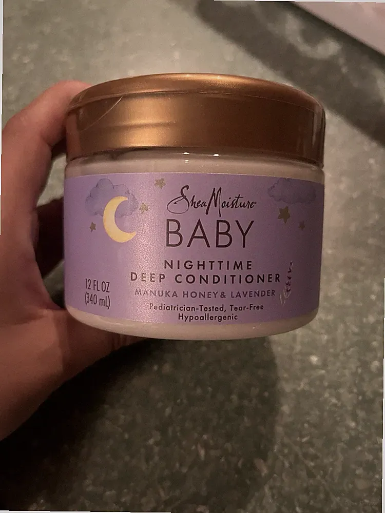 Shea Moisture Baby Nighttime Deep Conditioner Manuka Honey Lavender 12oz