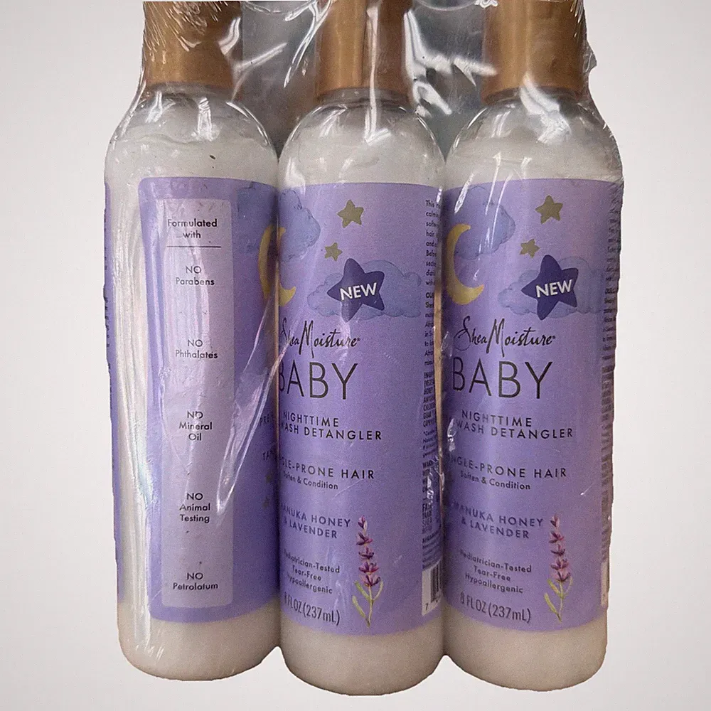 Shea Moisture Baby Nighttime Pre-Wash Detangler 237mlEACH 3 Pack